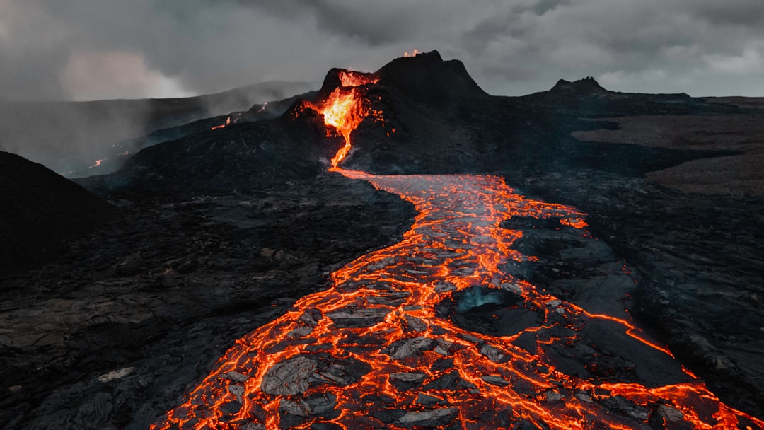 Photo Volcano eruption