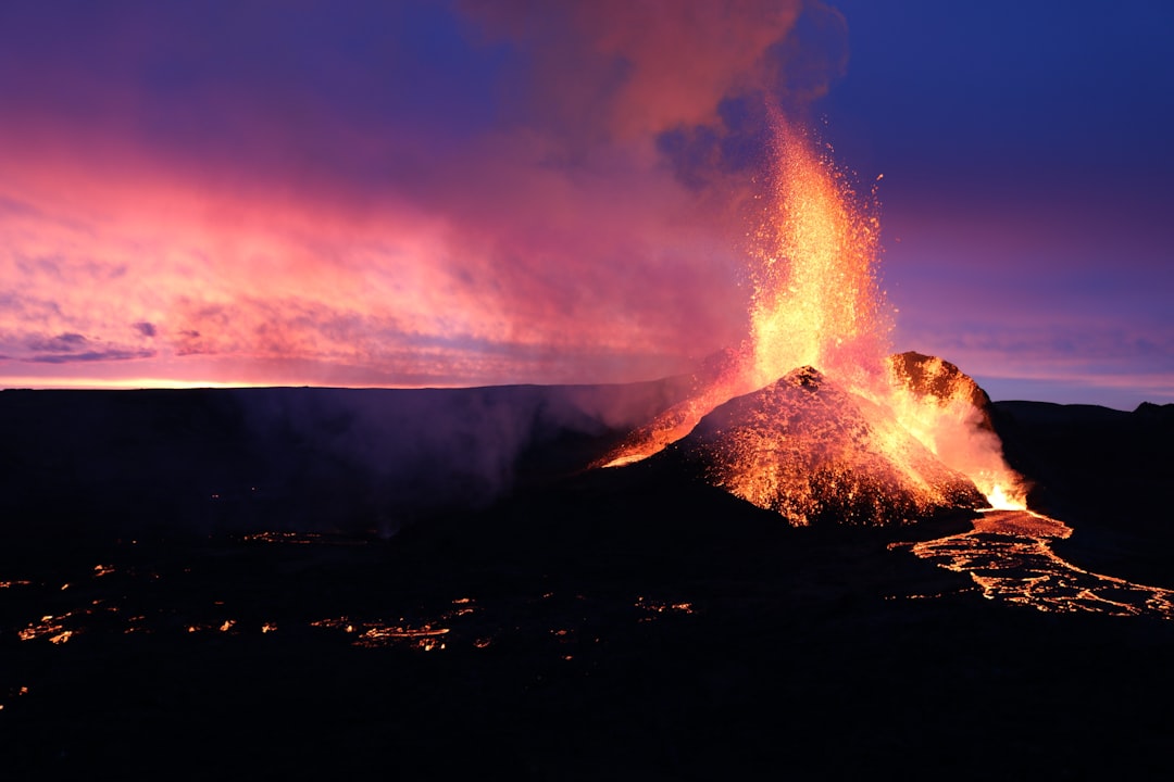 Photo Volcano eruption