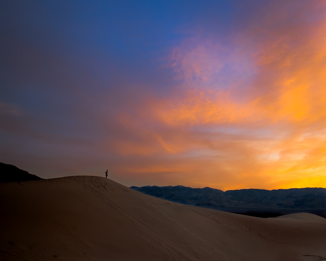 Photo Desert sunset